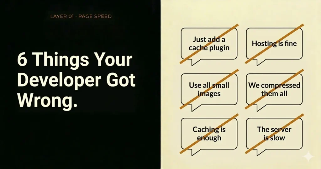 6 Page Speed Myths Your Developer Told You (And Why They’re Wrong)