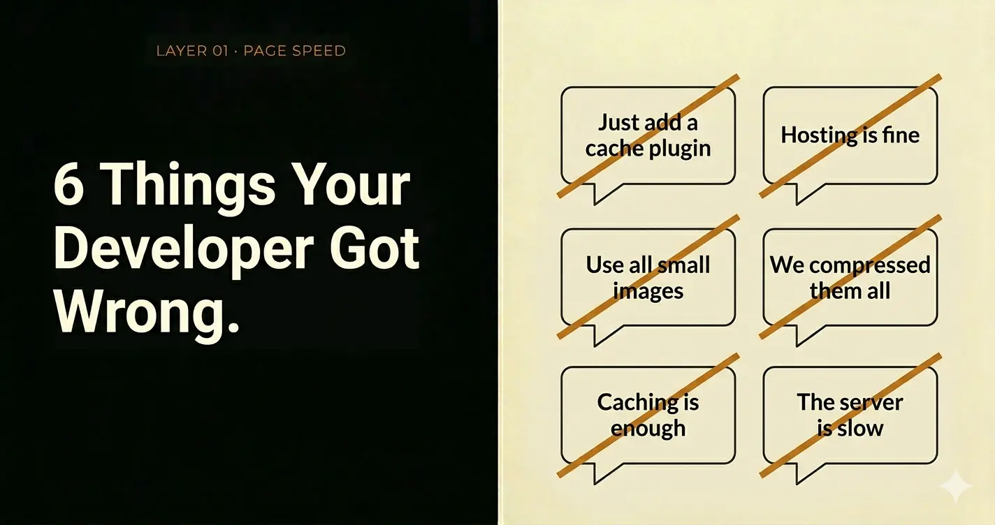 6 Page Speed Myths Your Developer Told You (And Why They’re Wrong)