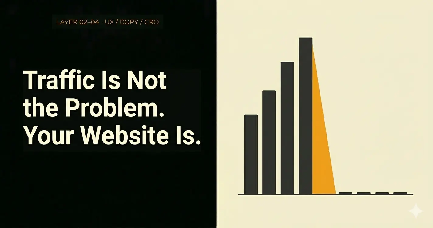 7 Reasons Your Website Gets Traffic But Nobody Contacts You